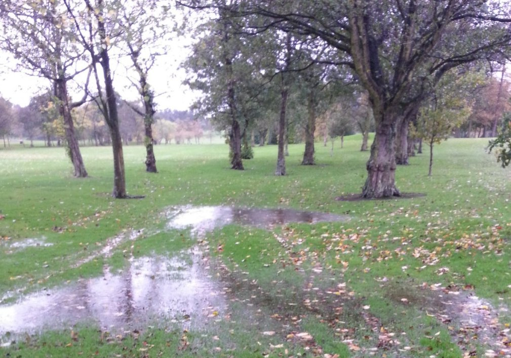 Flooding over a drain!