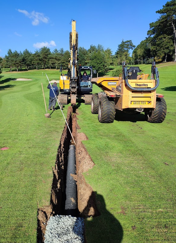 Drains by Excavator